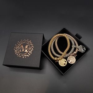 3pcs Tree Of Life Popcorn Chain Bracelet.